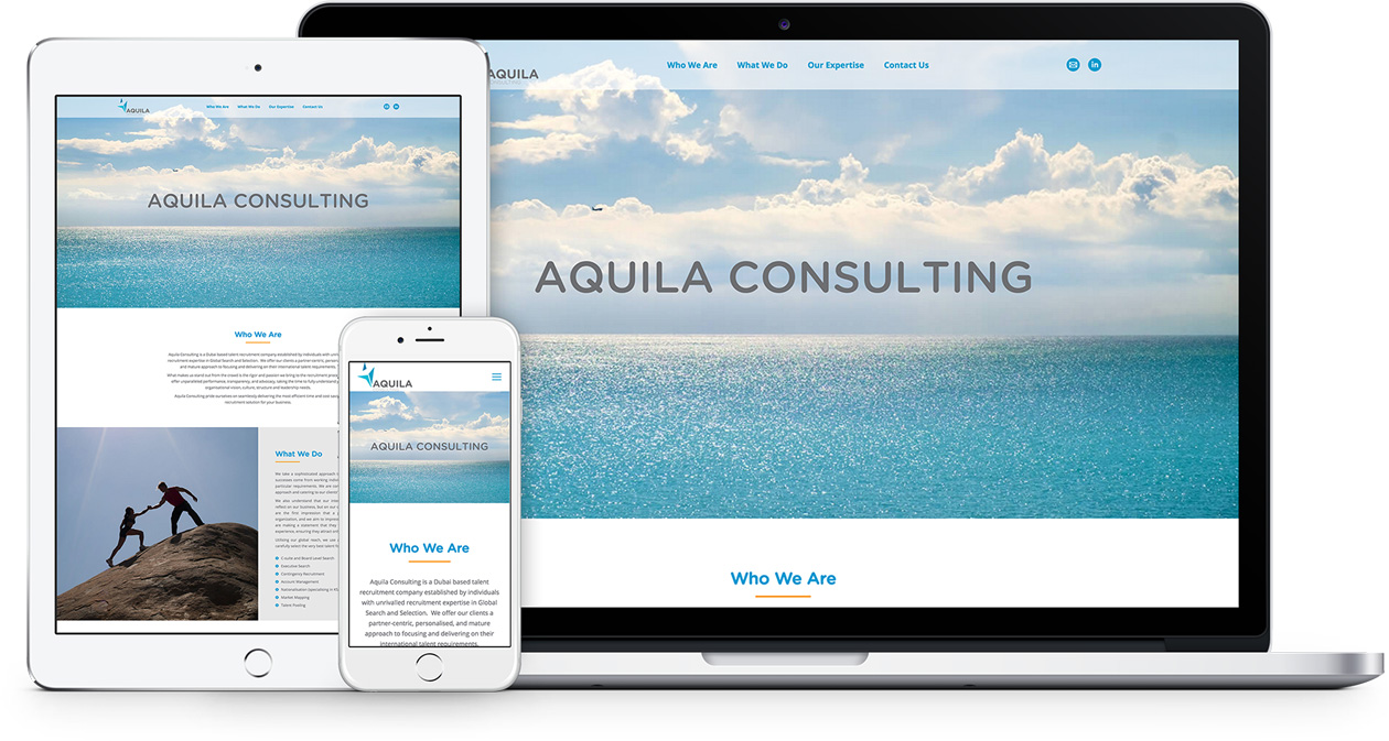 Aquila Consulting Responsive Website