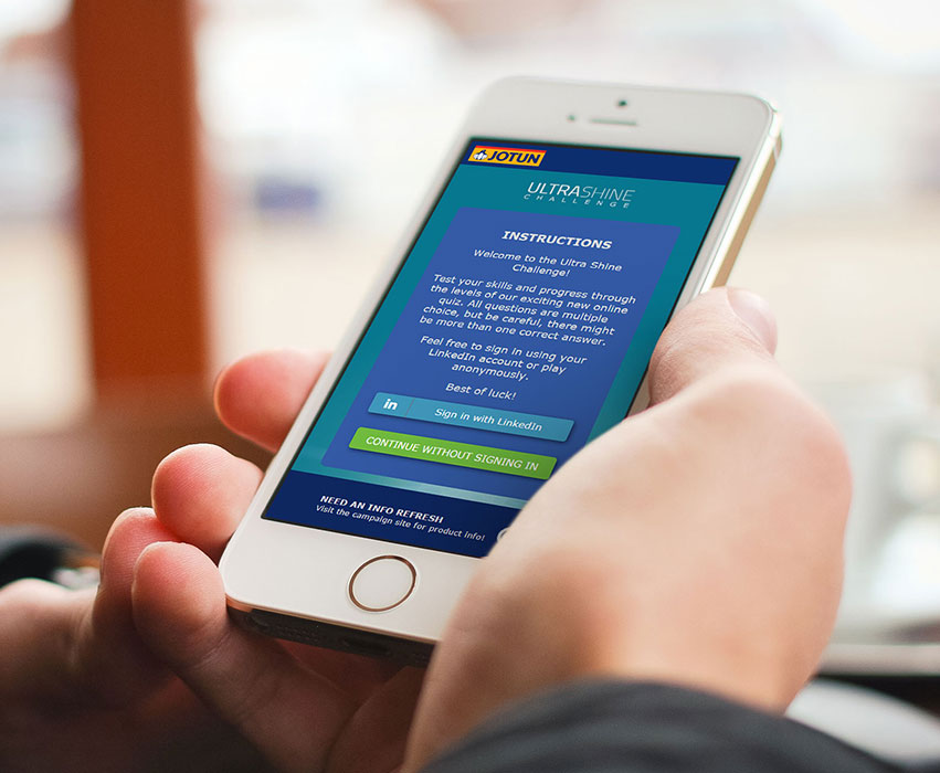 Jotun Ultra Shine Mobile Game