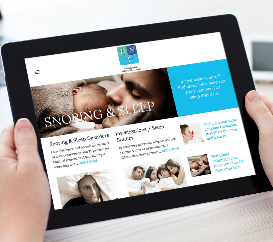 Prof. Michael Timms - Responsive Website Design